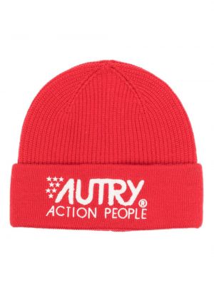 Tikitud müts Autry punane