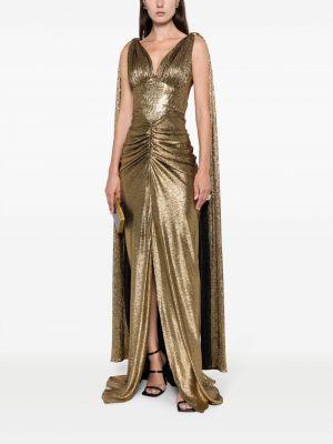 Sukienka wieczorowa Rhea Costa złota