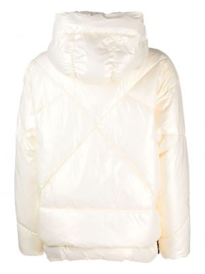Dygsniuotas paltas su gobtuvu Canadian Club smėlinė