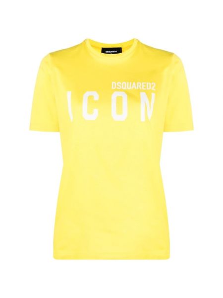 T-shirt Dsquared2 gelb