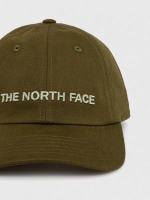Czapka z daszkiem The North Face zielona