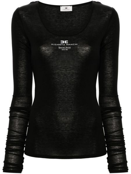 T-shirt Elisabetta Franchi sort