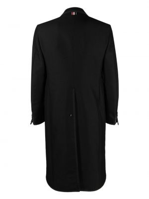 Kabát s vysokým pasem Thom Browne černý