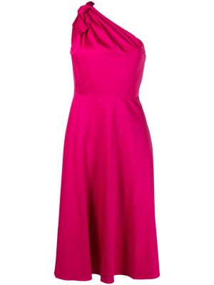 Миди рокля с панделка Kate Spade розово