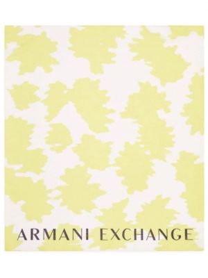 Šál s potlačou Armani Exchange