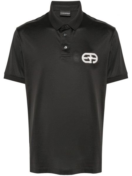 Polo yaka tişört Emporio Armani gri