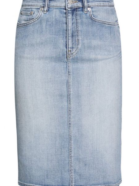 Spódnica jeansowa Lauren Ralph Lauren niebieska