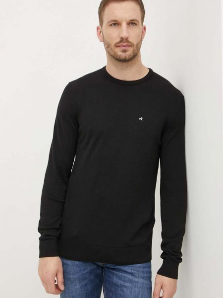 Długi sweter Calvin Klein czarny