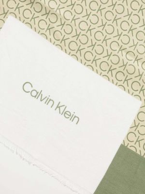 Šal Calvin Klein zelena