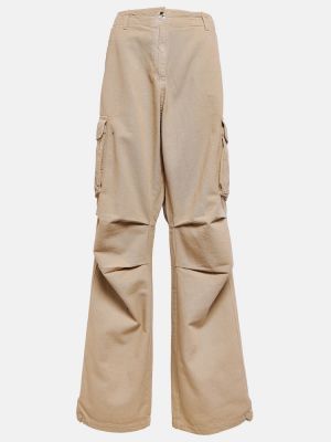 Pantalon cargo en coton Coperni beige