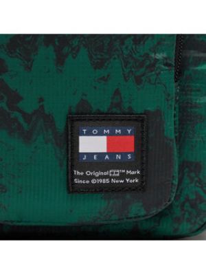 Taška přes rameno s potiskem Tommy Jeans zelená