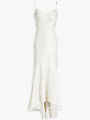 Платье макси Ml Monique Lhuillier, белое