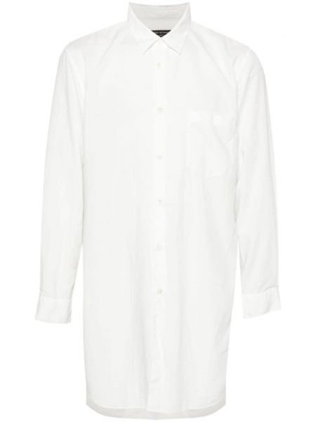 Дълга риза с джобове Comme Des Garçons Homme Plus бяло