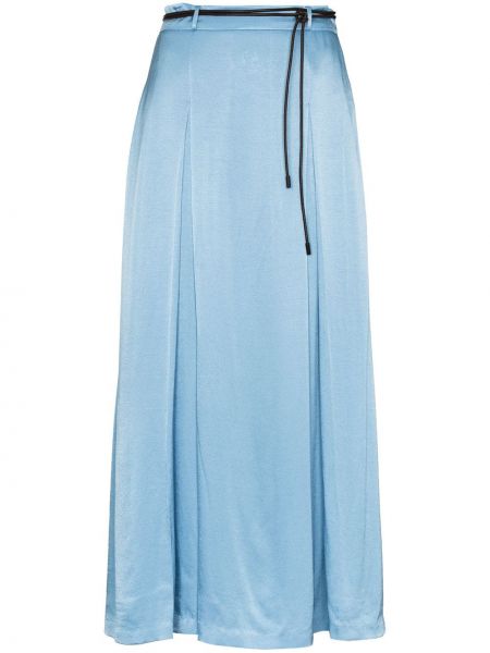 Plisované midi sukně Rejina Pyo modré