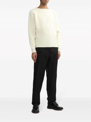 Sweter wełniany Auralee biały