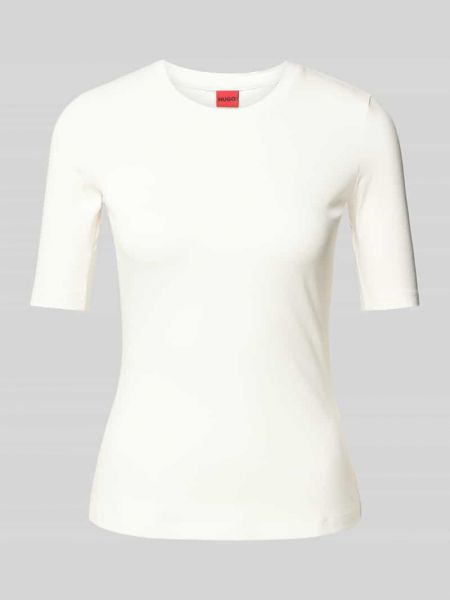 Koszulka w jednolitym kolorze Hugo biała