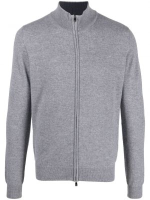 Maglione con cerniera Corneliani grigio