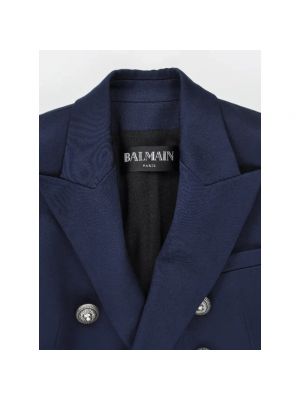 Chaqueta de lana Balmain Pre-owned azul