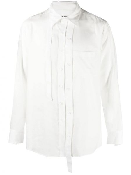 Hemd mit geknöpfter Sulvam weiß