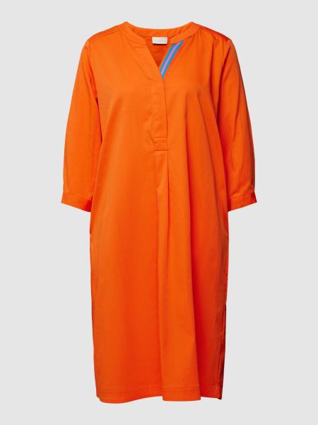Sukienka midi Milano Italy pomarańczowa