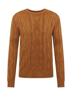 Вълнен пуловер Tom Tailor кафяво