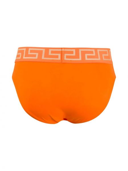 Slips à imprimé Versace orange