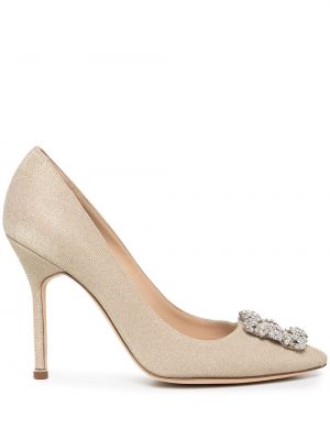 Pumps Manolo Blahnik gull