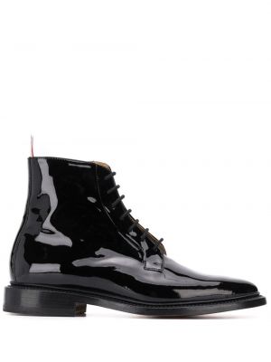 Кожаные ботинки Thom Browne, черные