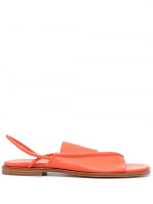 Usnjene sandali Hereu oranžna