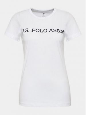 Polo marškinėliai U.s. Polo Assn. balta
