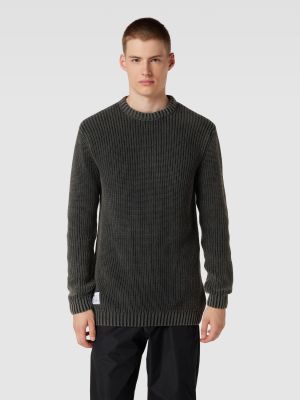 Dzianinowy sweter Alpha Industries czarny