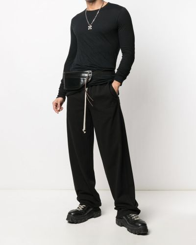 Pantalones de chándal con cordones Rick Owens Drkshdw negro