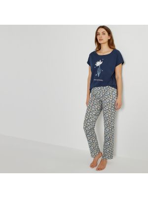 Pijama de algodón de flores con estampado La Redoute Collections