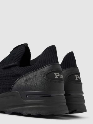 Sneakersy sznurowane Polo Ralph Lauren czarne