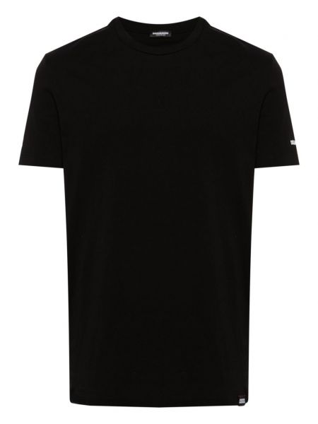 Tričko s okrúhlym výstrihom Dsquared2 čierna