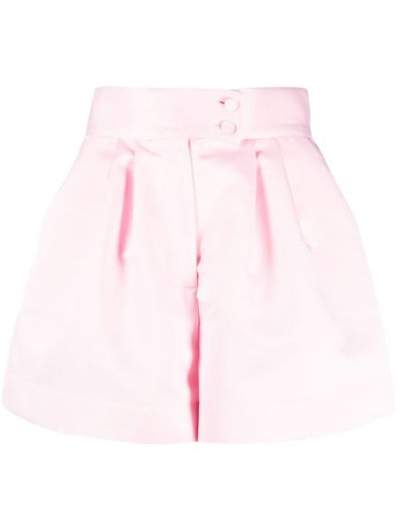 Pantaloni scurți din satin Styland roz