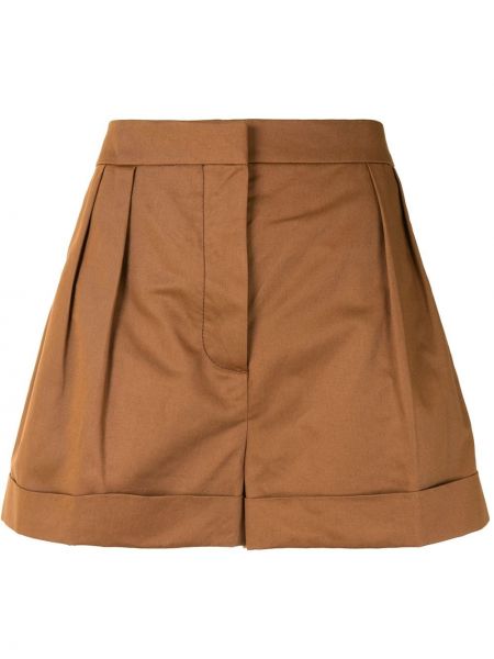 Pantalones cortos plisados Marni marrón