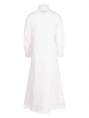 Manteau plissé Shiatzy Chen blanc