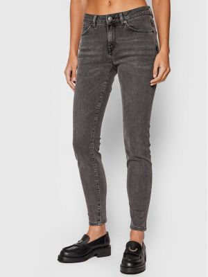 Skinny fit traperice Selected Femme siva