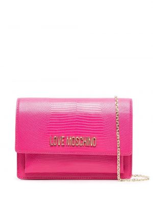 Crossbody väska Love Moschino rosa