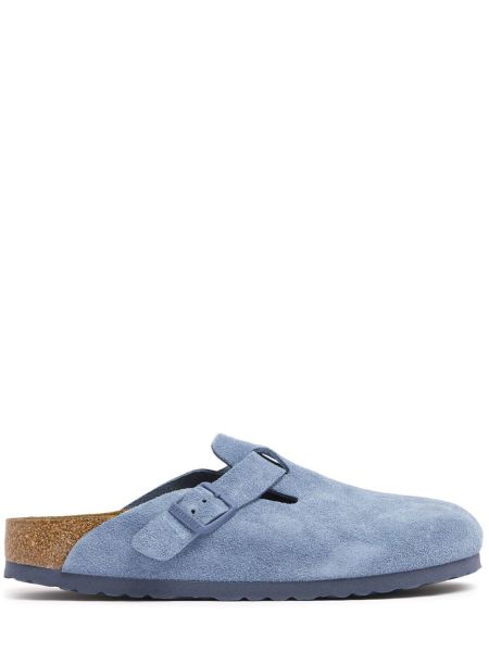 Semsket skinn sandaler med reim Birkenstock