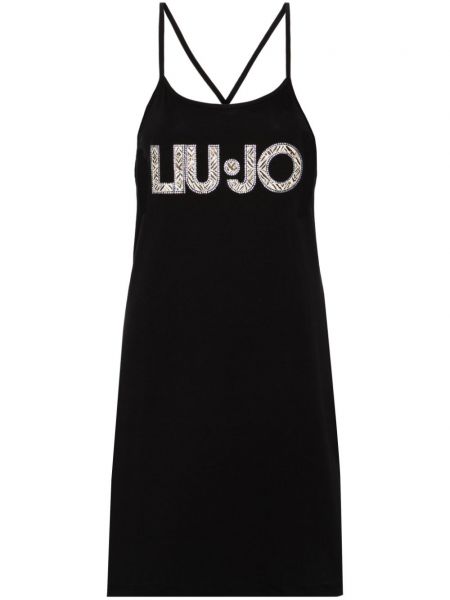 Jersey kleid mit print Liu Jo schwarz