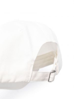 Haftowana czapka z daszkiem Msgm biała