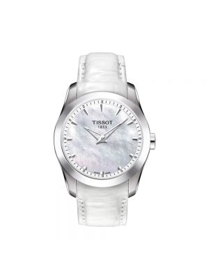 Zegarek z perełkami Tissot biały