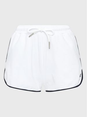 Спортни шорти на райета Superdry бяло