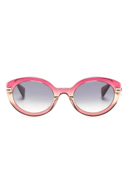 Sunčane naočale s uzorkom srca Vivienne Westwood ružičasta