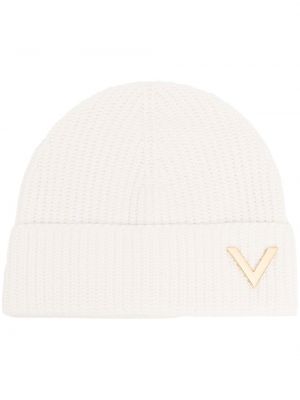 Кашмирена шапка Valentino Garavani бяло