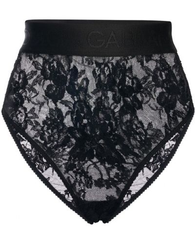 Chiloți cu talie înaltă din dantelă Dolce & Gabbana negru