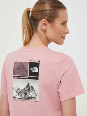 Tričko The North Face růžové