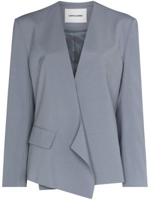 Klassisk lang blazer Low Classic blå